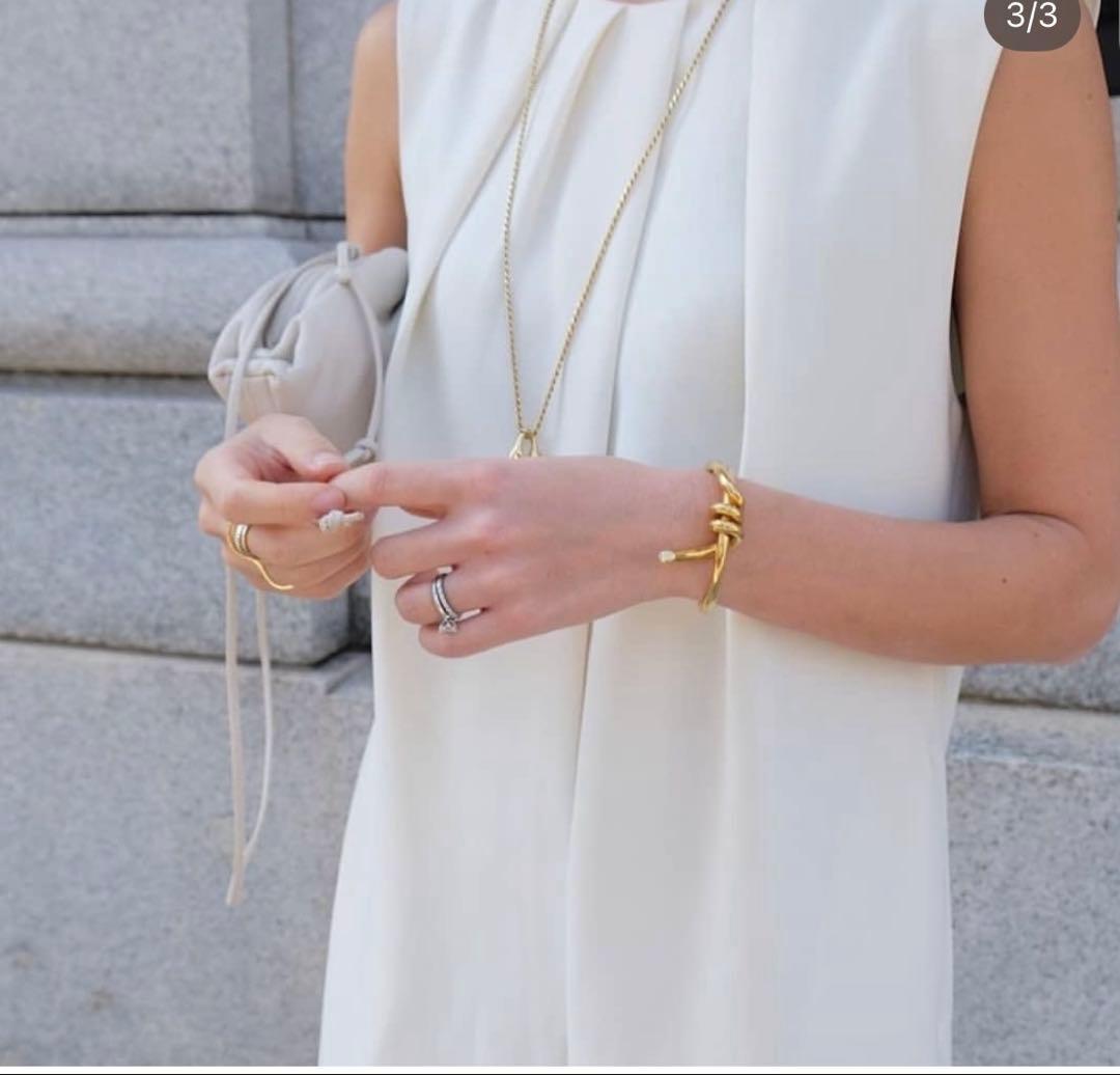 machatt タックネックオールインワン