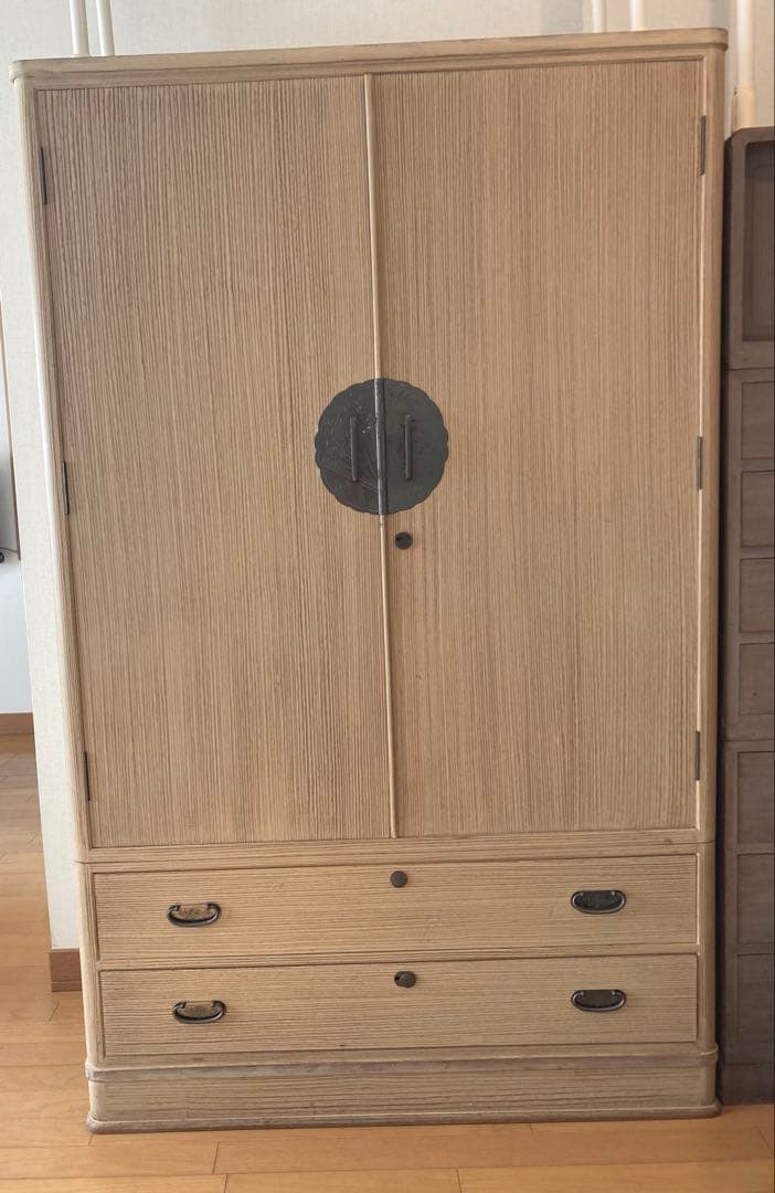 桐箪笥 桐たんす H175×W109.6×D45.5cm ☆USED