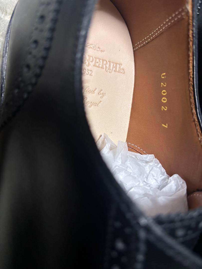 新品　ユニオンインペリアル　U2002 ビジネスシューズ　7EE 25