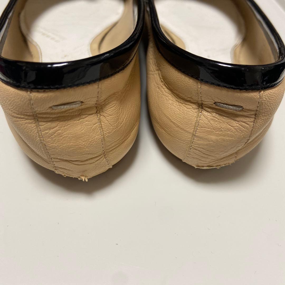 マルジェラ36足袋シューズtabiフラット