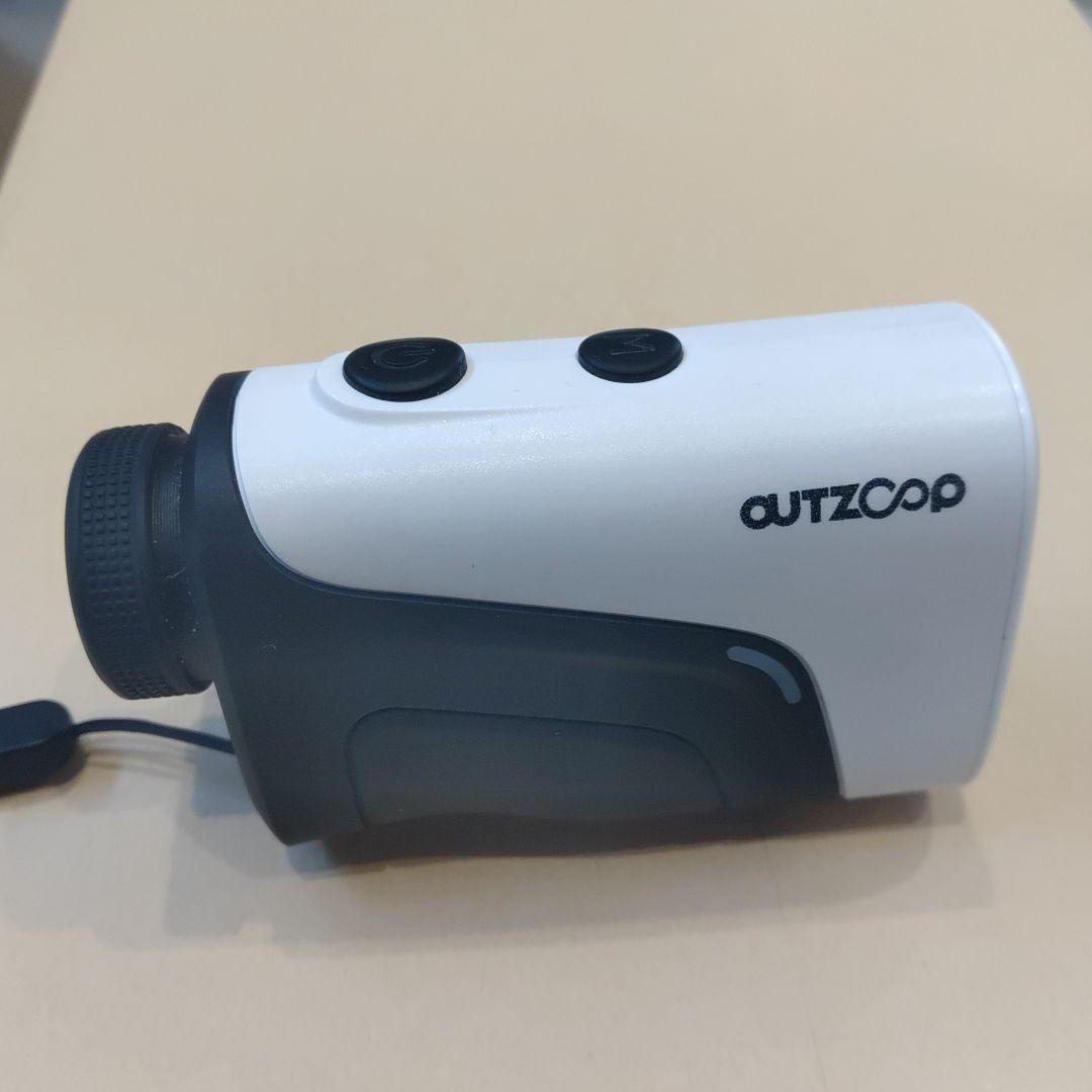 【美品】OUTZOOP ゴルフ用レーザー距離計 ホワイト/ブラック