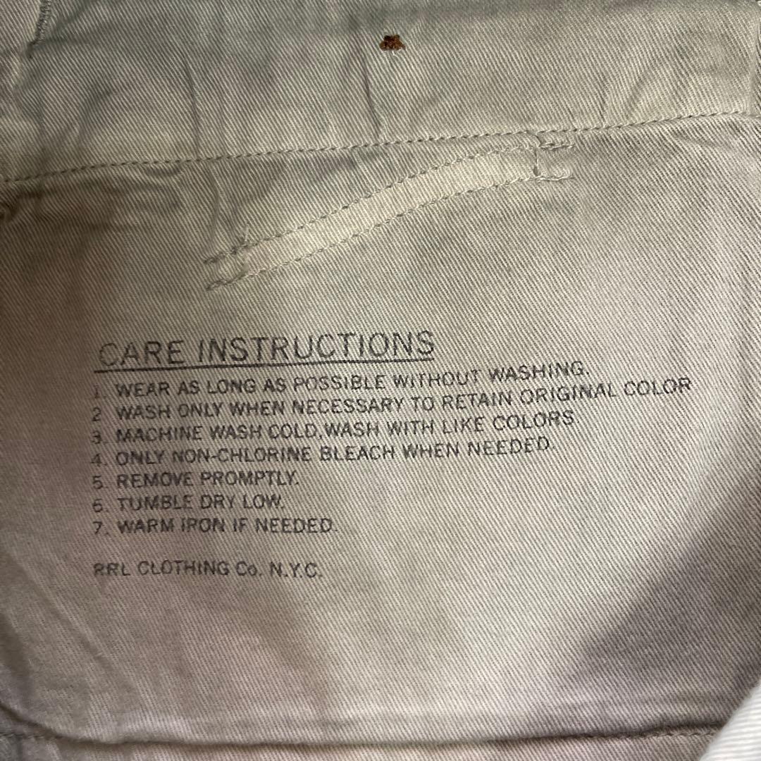 RRL ラルフローレン　ワークパンツ　w34 l32