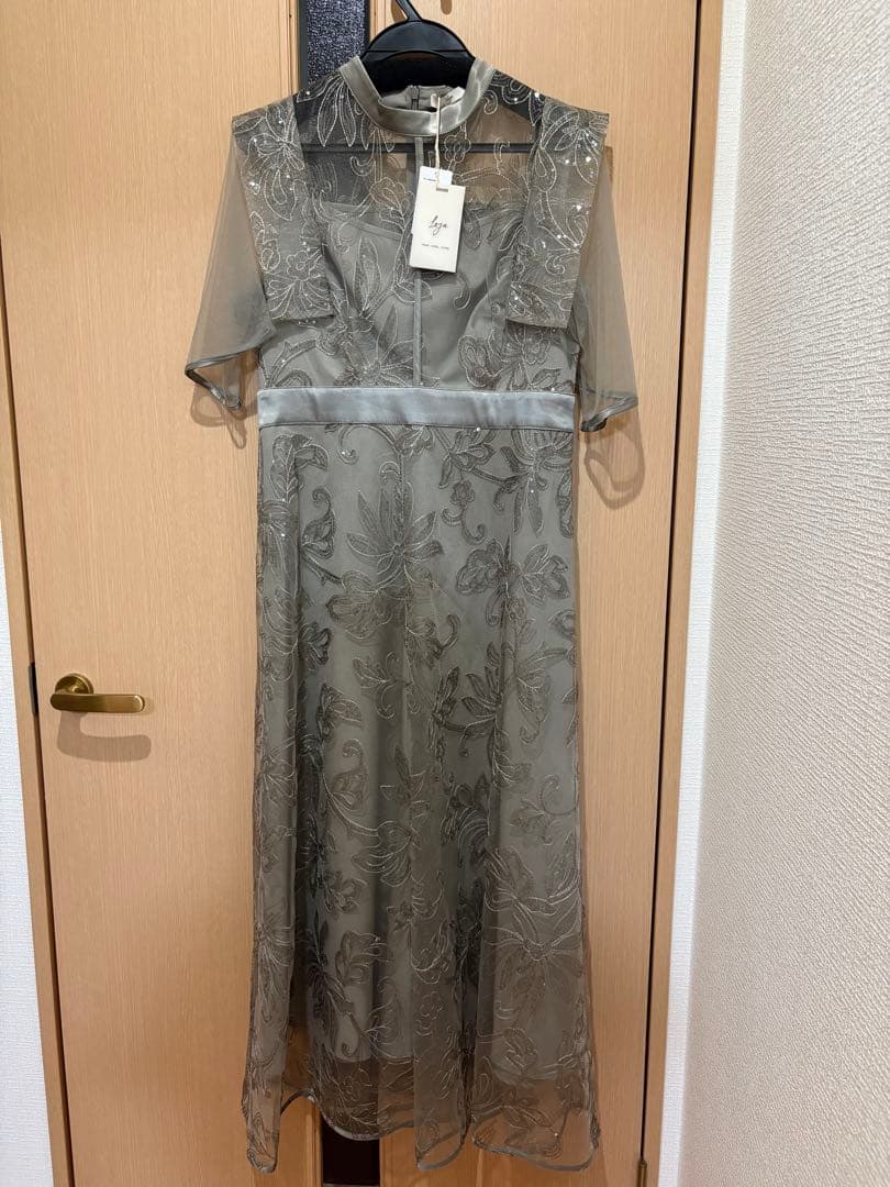 【小夏母　】フラップデザインフラワースパンコールAラインドレス