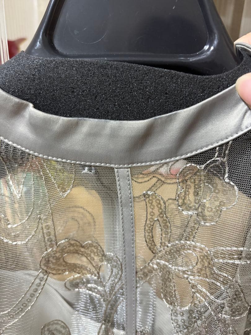 【小夏母　】フラップデザインフラワースパンコールAラインドレス