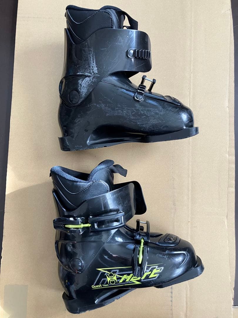 子供用 スキー板、ビンディング、ブーツ 3点セット