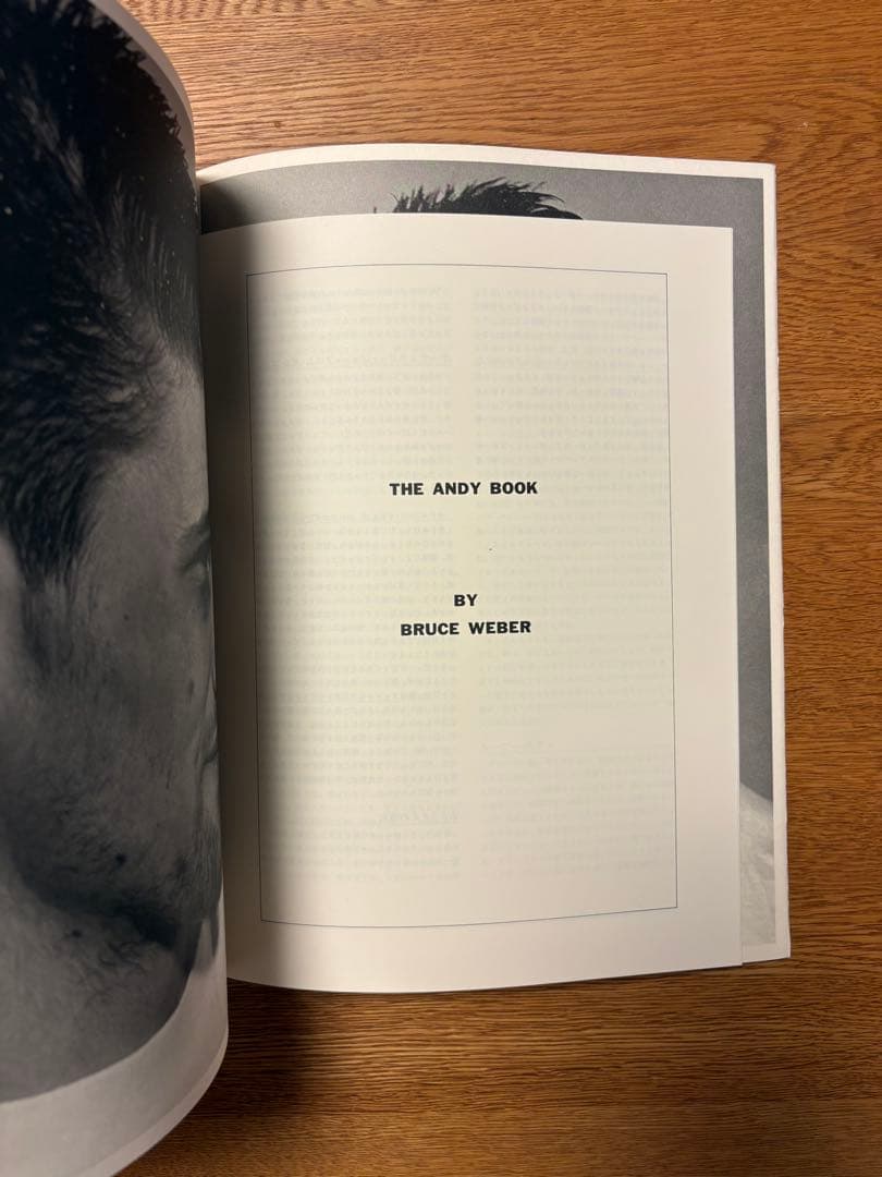 アート・デザイン・音楽 BRUCE WEBER THE ANDYBOOK