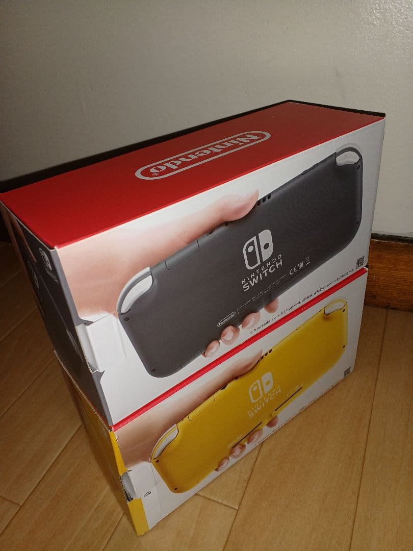 【some】 Switch Lite グレー&イエロー本体2台セット