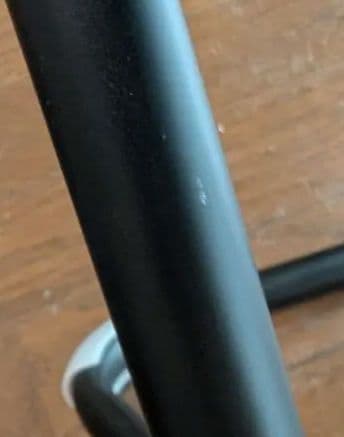 【室内保管 未使用】 peak FDチェア グレー 脚キャップ付