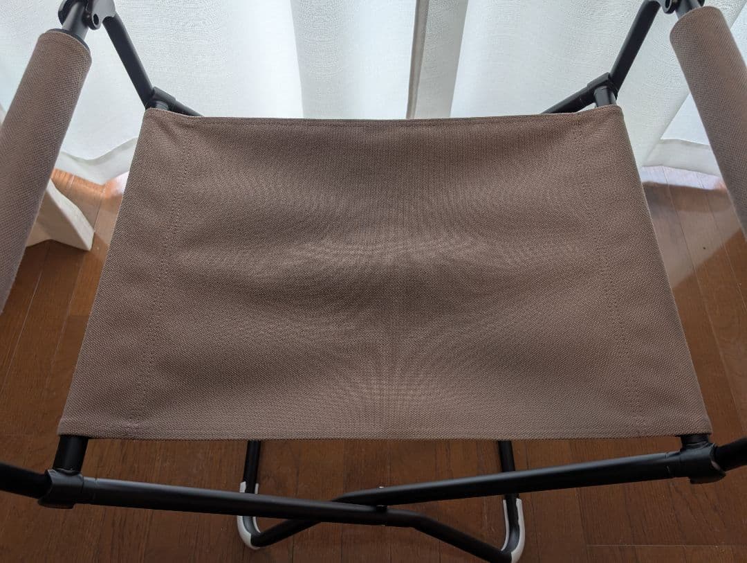 【室内保管 未使用】 peak FDチェア グレー 脚キャップ付