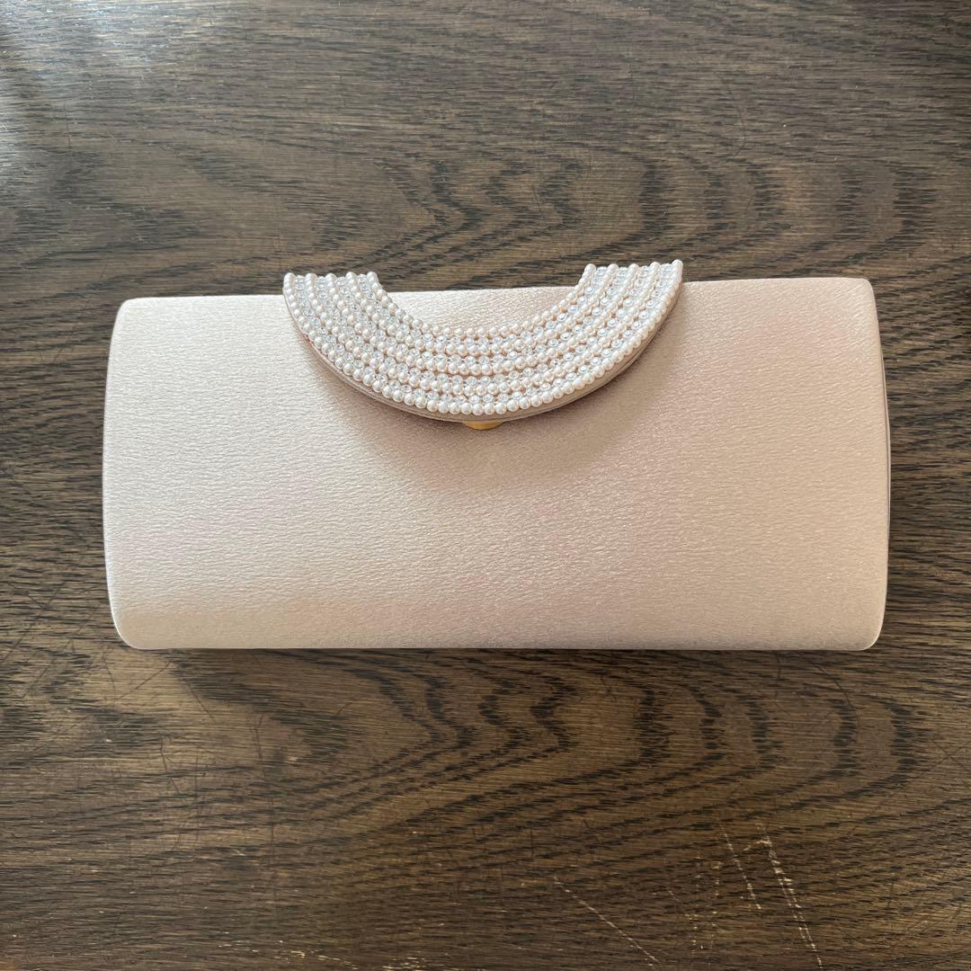 くぅ様　【美品】東京ソワール　フォーマルバッグ　パーティーバッグ　白手袋付き