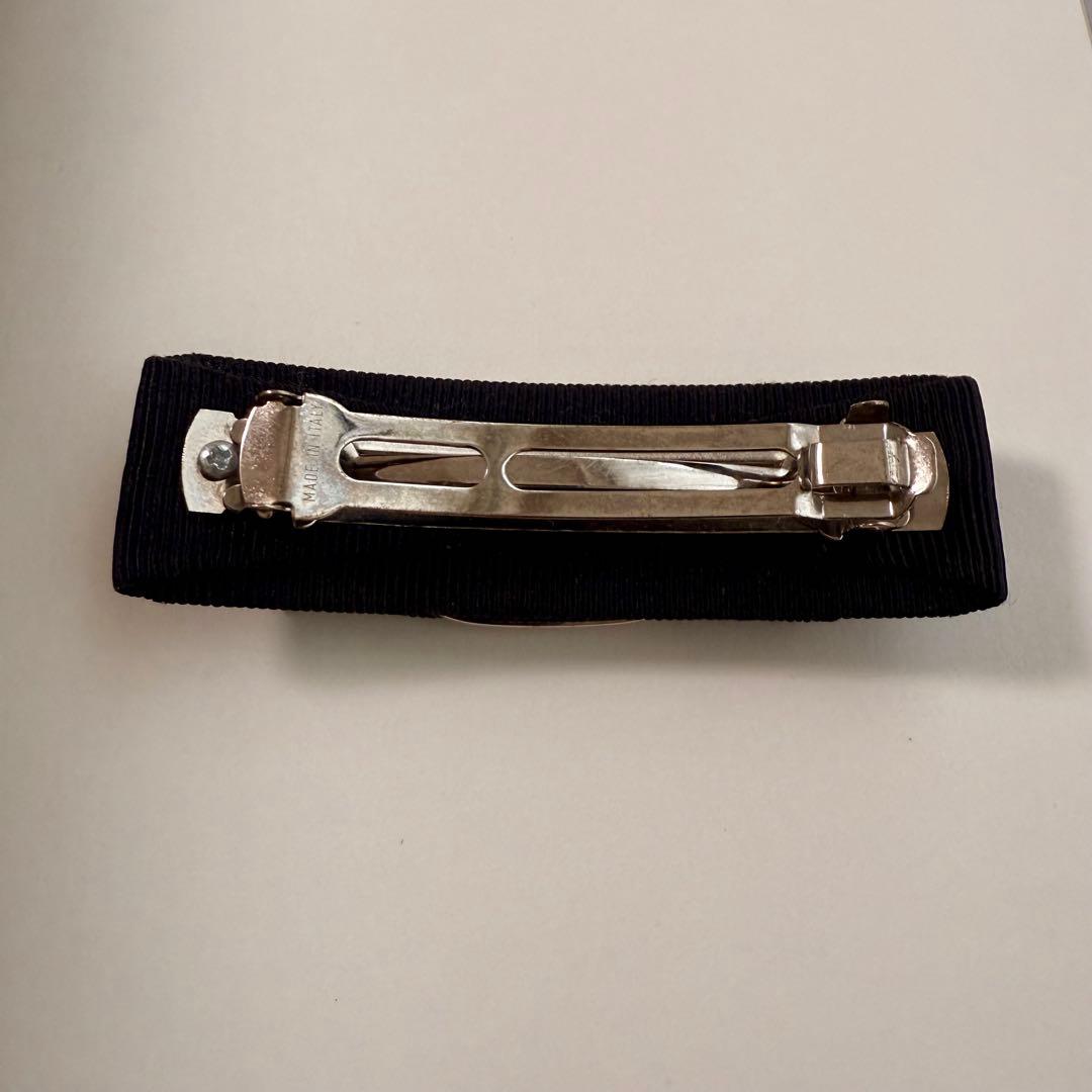 【美品】サルヴァトーレフェラガモ ヴァラ バレッタ 黒×シルバー 箱付き