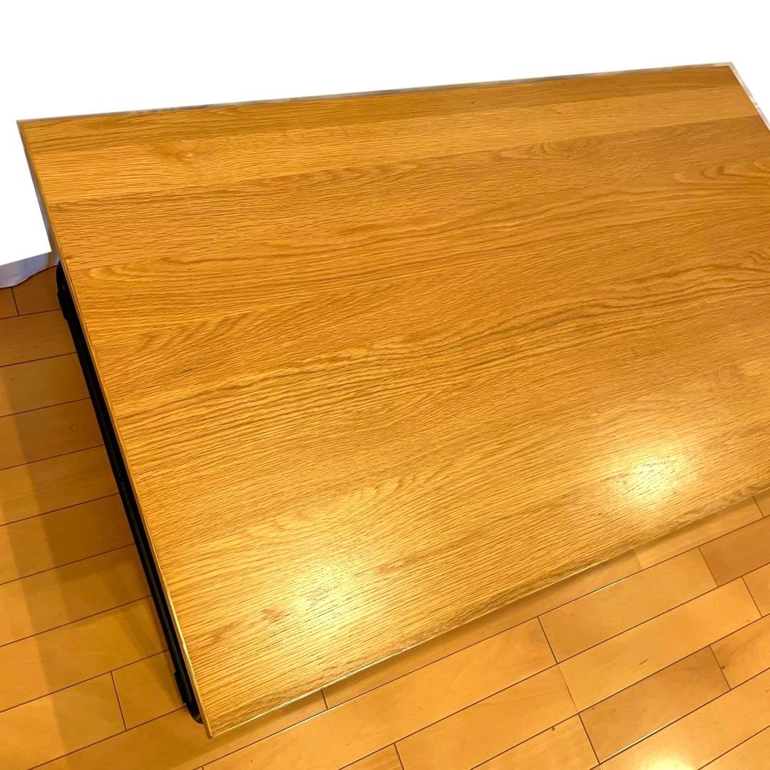 無印良品 折りたたみローテーブル オーク材 幅120
