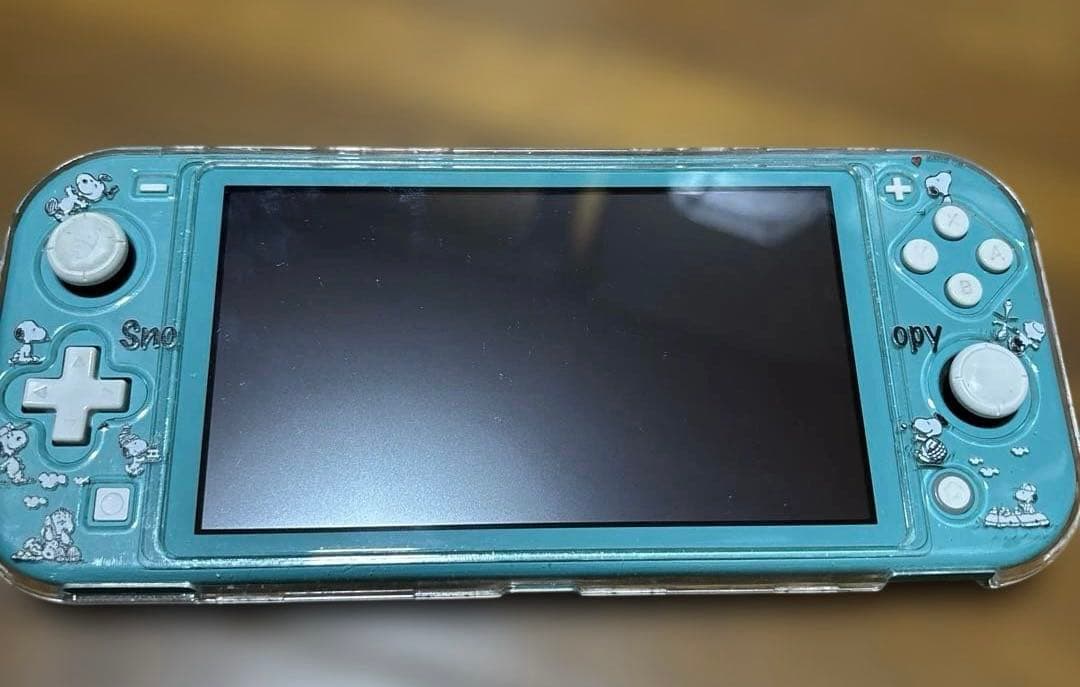 Nintendo Switch Lite ターコイズブルー スヌーピーカバー