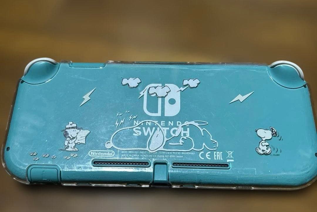 Nintendo Switch Lite ターコイズブルー スヌーピーカバー