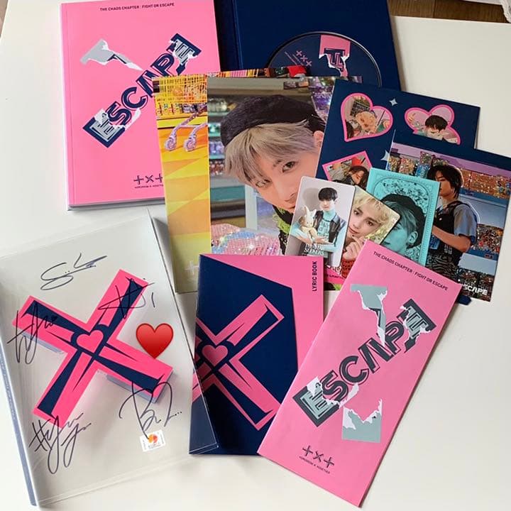 TXT ESCAPE 直筆サイン入りCD