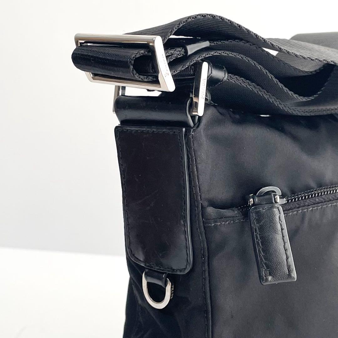 【美品】プラダ ショルダーバッグ カメラバッグ ナイロン×レザー
