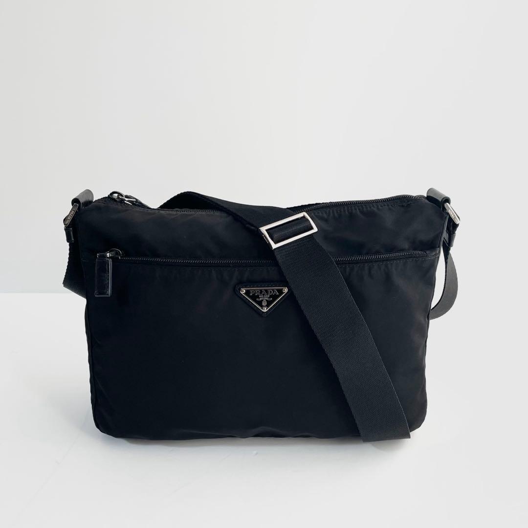 【美品】プラダ ショルダーバッグ カメラバッグ ナイロン×レザー
