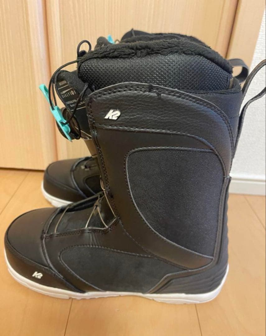 さら　Ｋ２　BENES スノーボード　ブーツ　ブラック　ダイヤル　24cm