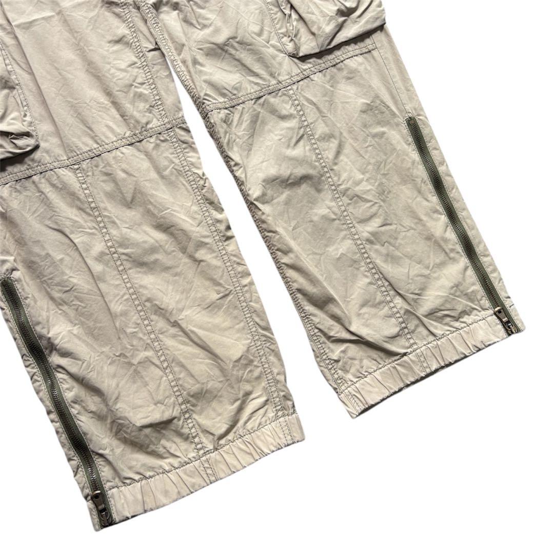 希少 DOLCE&GABBANA 00s ミリタリー ギミック カーゴパンツ