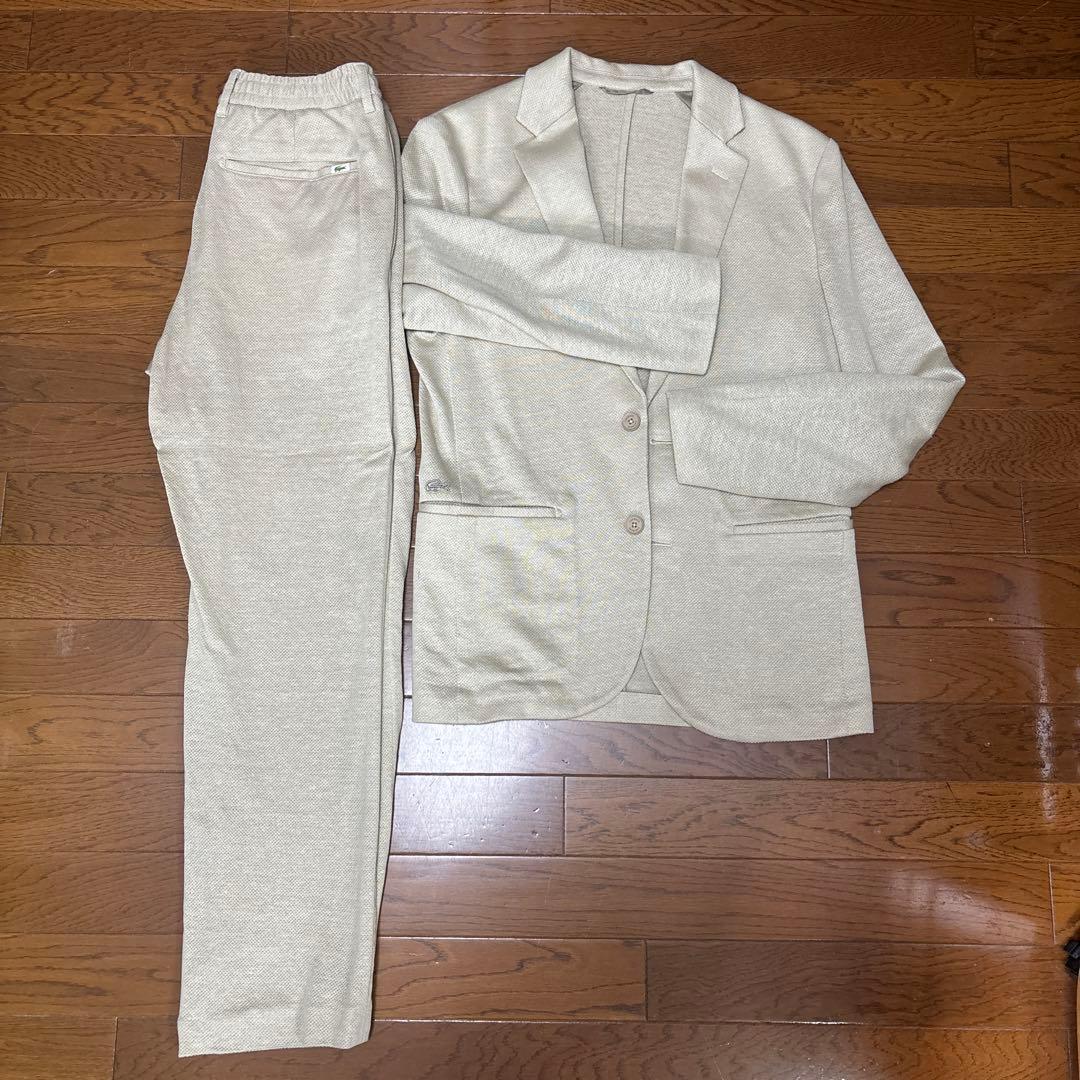 【最終80%引】Lacoste ベージュ スーツセットアップ（春秋）