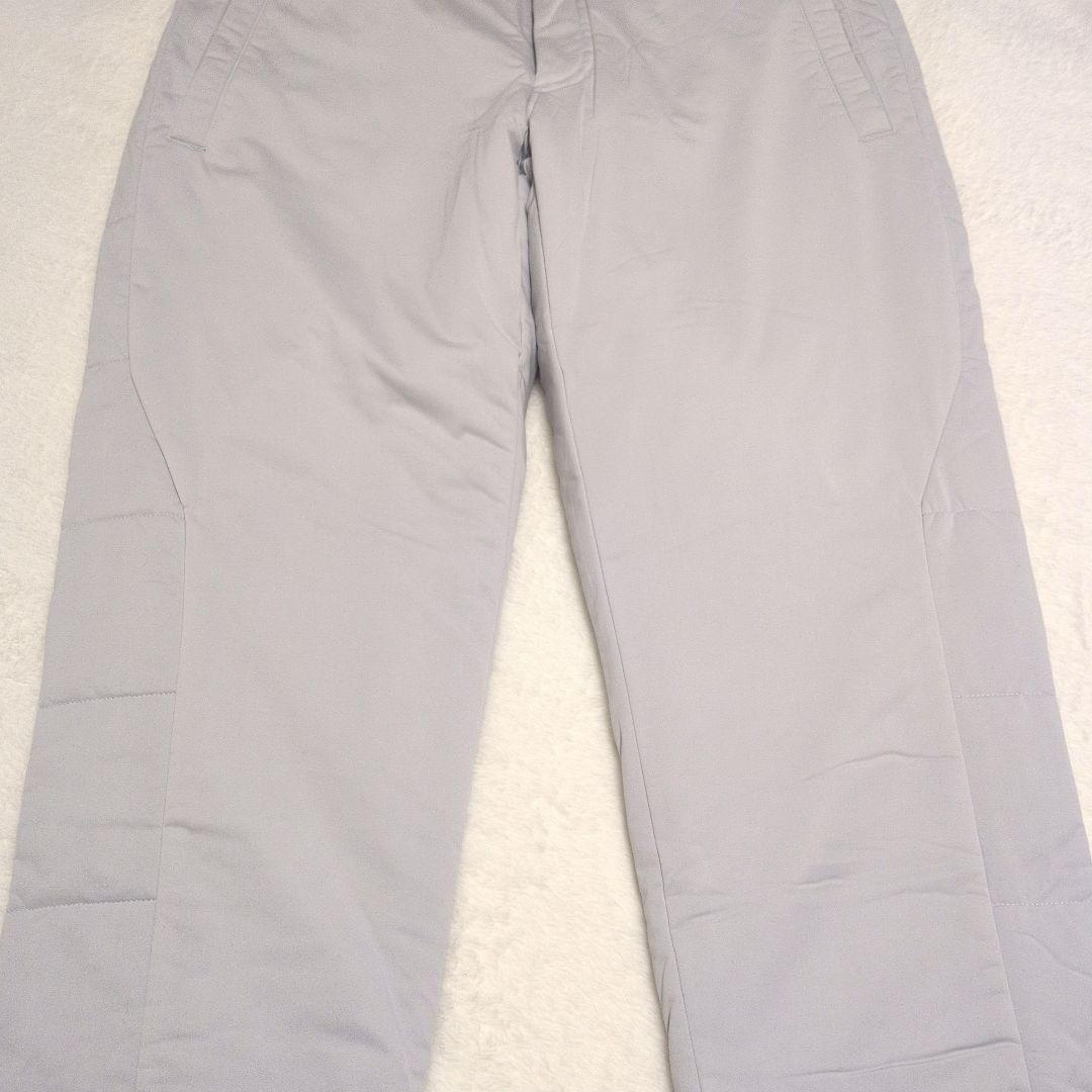 美品♡アンダーアーマー キルティング パンツ XL 中綿 グレー 防寒 ゴルフ