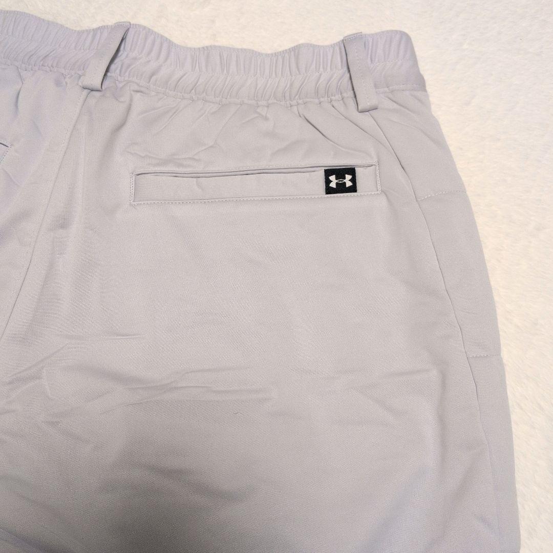 美品♡アンダーアーマー キルティング パンツ XL 中綿 グレー 防寒 ゴルフ