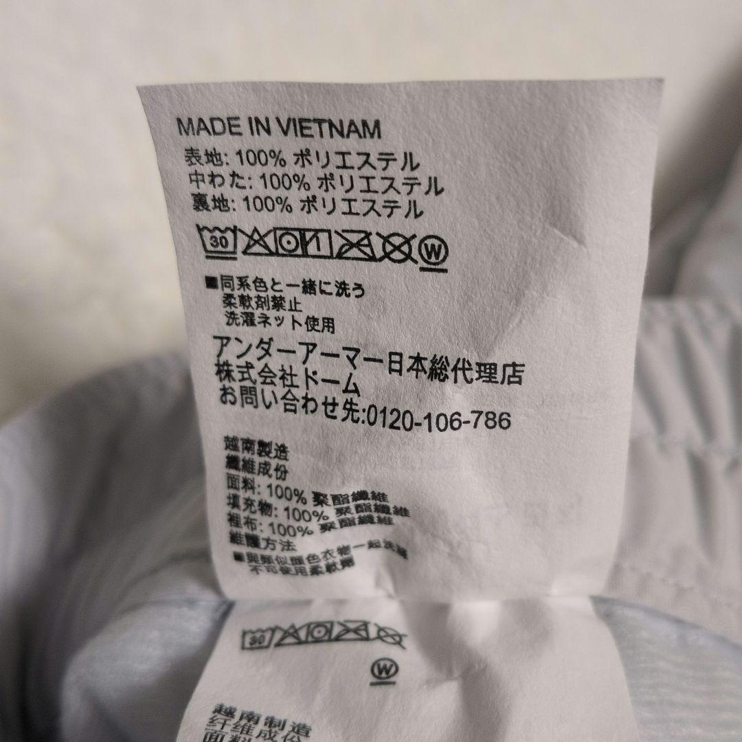 美品♡アンダーアーマー キルティング パンツ XL 中綿 グレー 防寒 ゴルフ