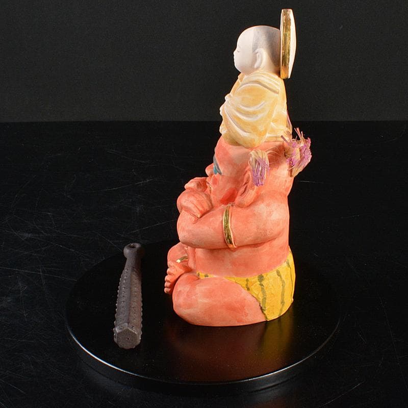 pptiger.25　二代戸畑茂四郎作　元気地蔵　台付　V　R7124