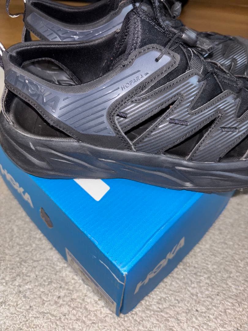 HOKA ONE ONE HOPARA サンダル 26cm ブラック ホカ