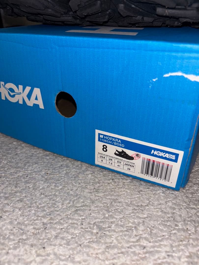 HOKA ONE ONE HOPARA サンダル 26cm ブラック ホカ