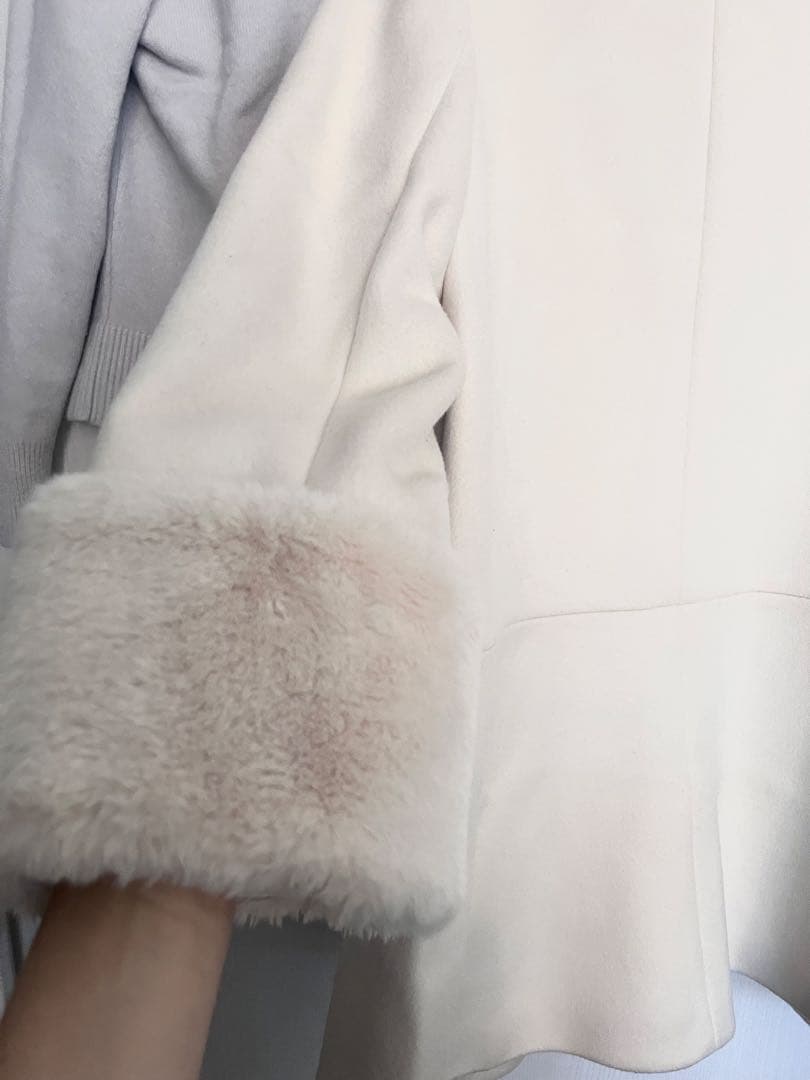 Snidel ビジューブローチAラインコート