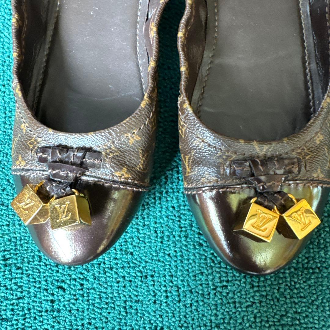 ウサギさん専用　松屋銀座LOUIS VUITTON 正規品美品フラットパンプス