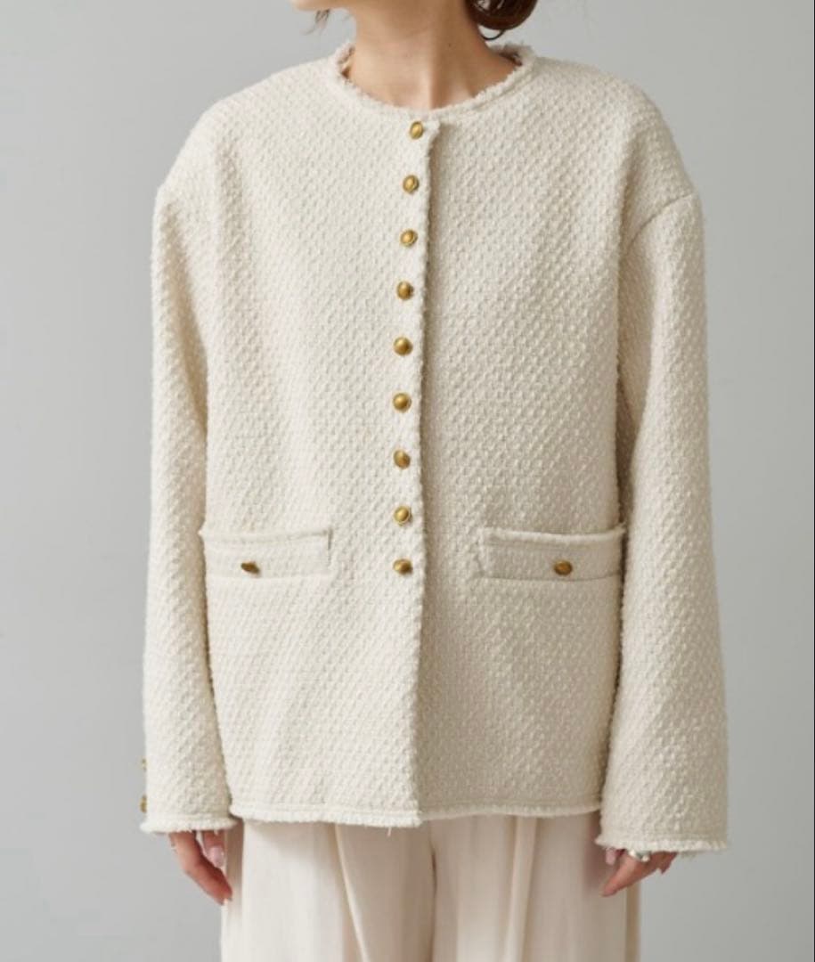 【やまけん】PUAL CE CIN （ピュアルセシン） ツイードジャケット