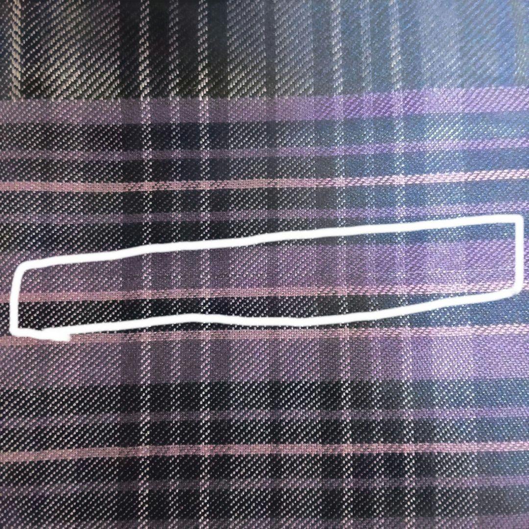 Vivienne Westwood チェック柄マフラー　紫　黒　ミックスカラー