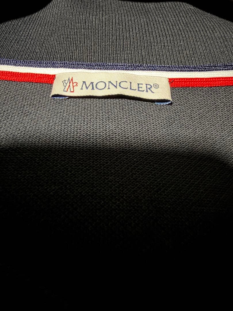 [Jewelry珠宝]MONCLER ネイビー ポロシャツ Sサイズ