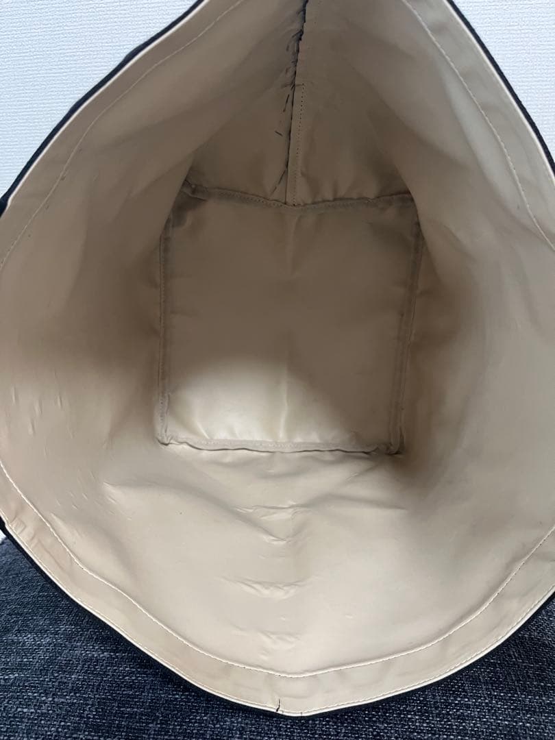 エルベシャプリエ 舟形トートバッグ　 725 パンサーブラン　Lサイズ