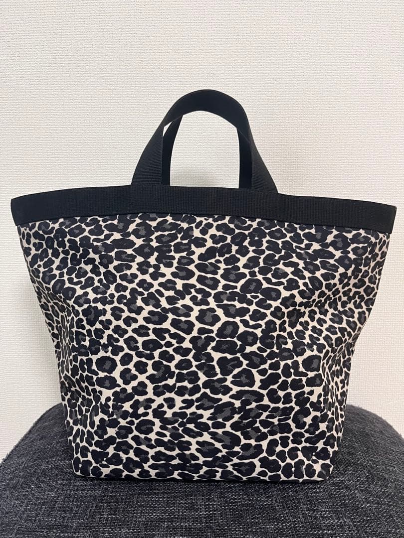 エルベシャプリエ 舟形トートバッグ　 725 パンサーブラン　Lサイズ