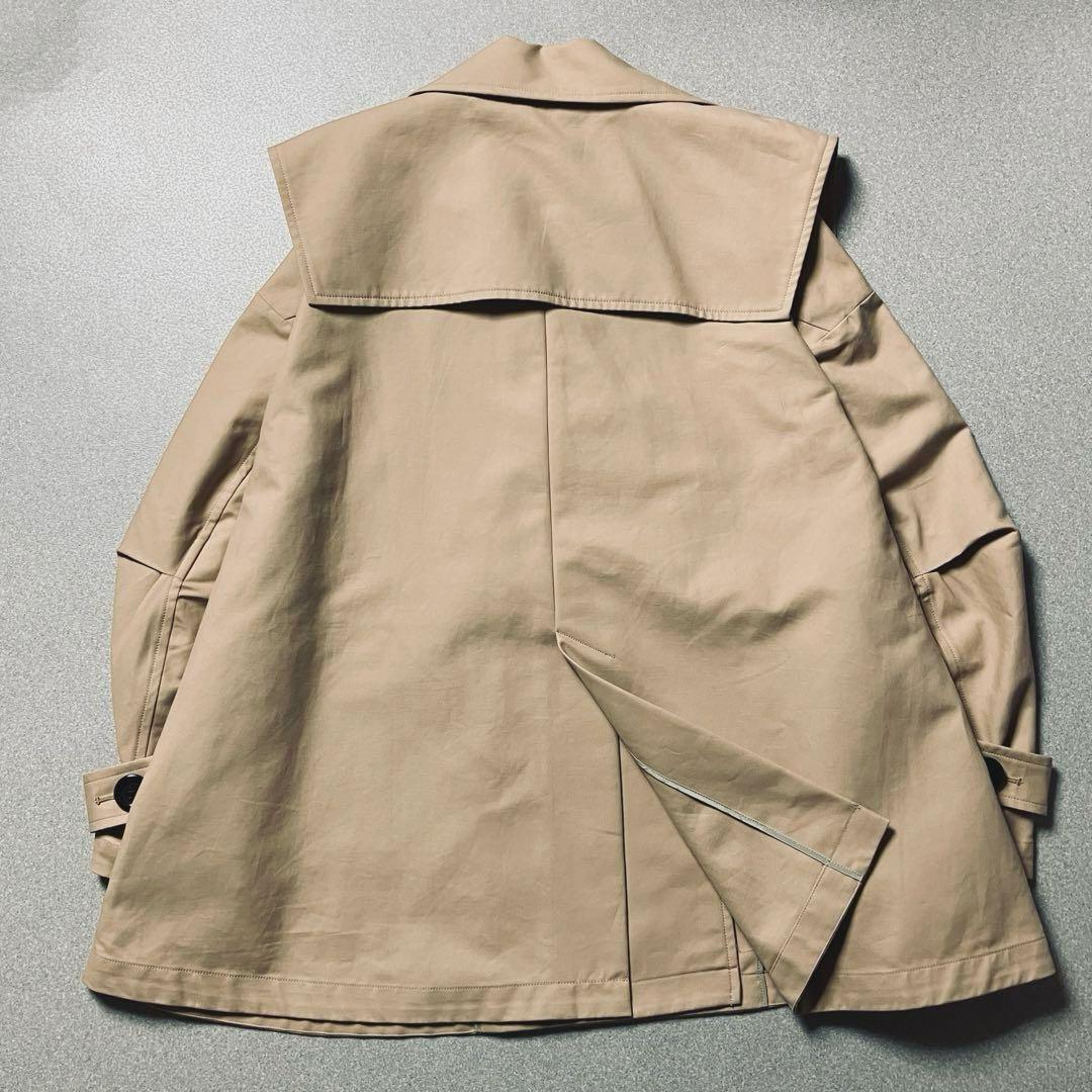 【美品✨近年】エンフォルド ビッグカラー コットンダブルクロスジャケット コート