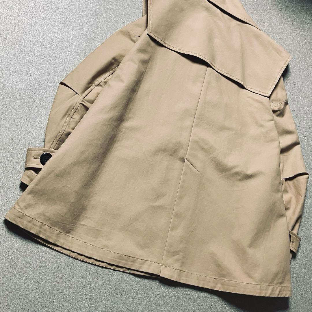 【美品✨近年】エンフォルド ビッグカラー コットンダブルクロスジャケット コート