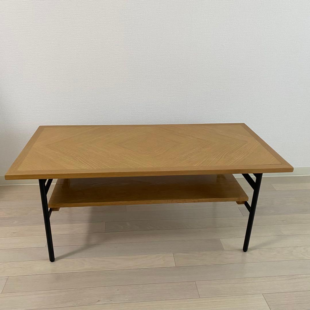 関家具　天然木 センターテーブル　ローテーブル　ナチュラル　幅1000mm