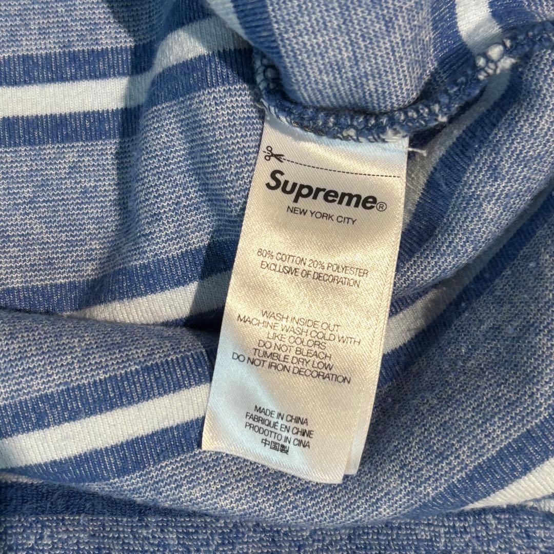 Supreme Stripe Terry S/S Polo 24ss Sサイズ