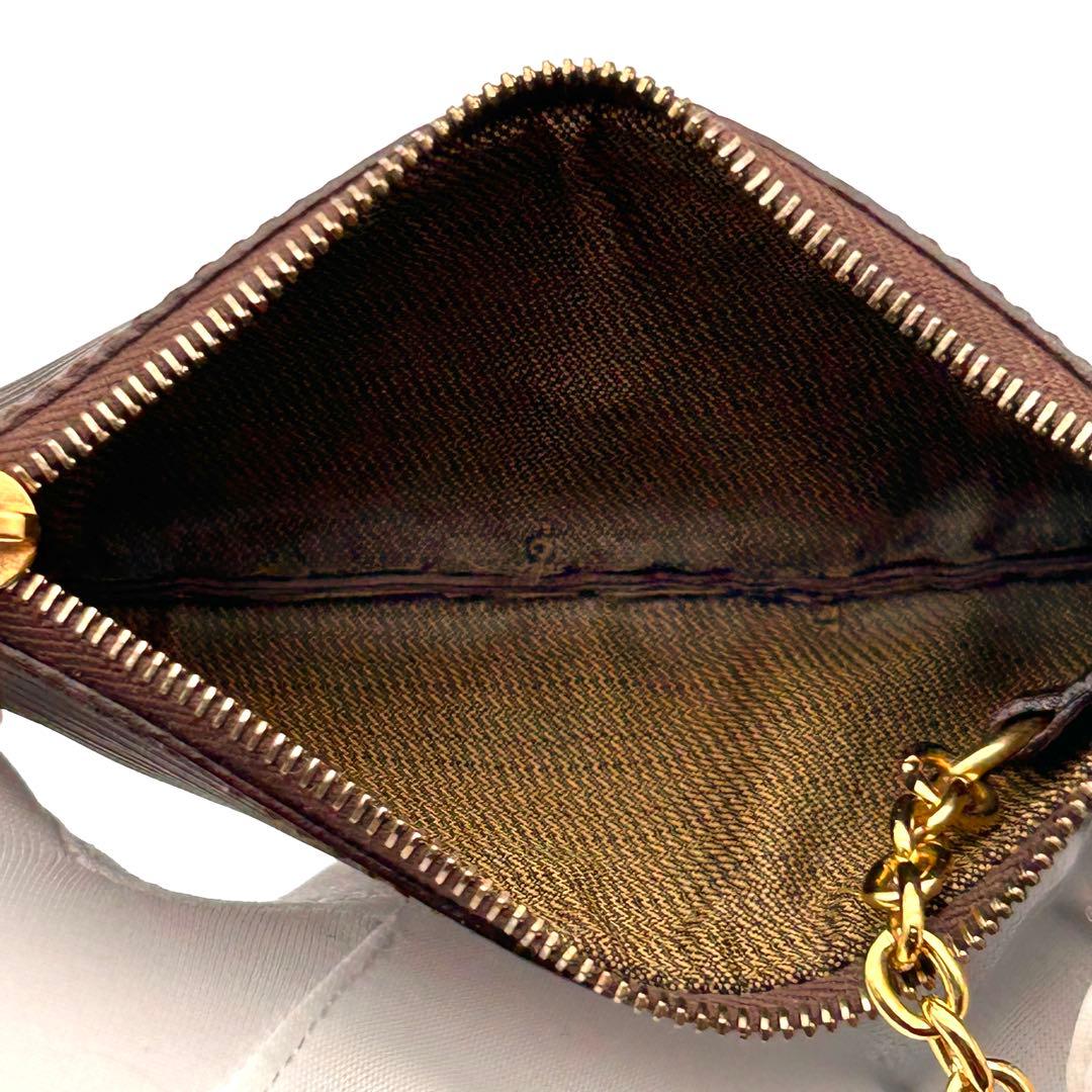 レア美品✨ FENDI フェンディ ケース レザー ダークブラウン