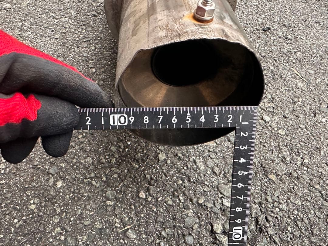 ステージア WC34 砲弾マフラー リアピース