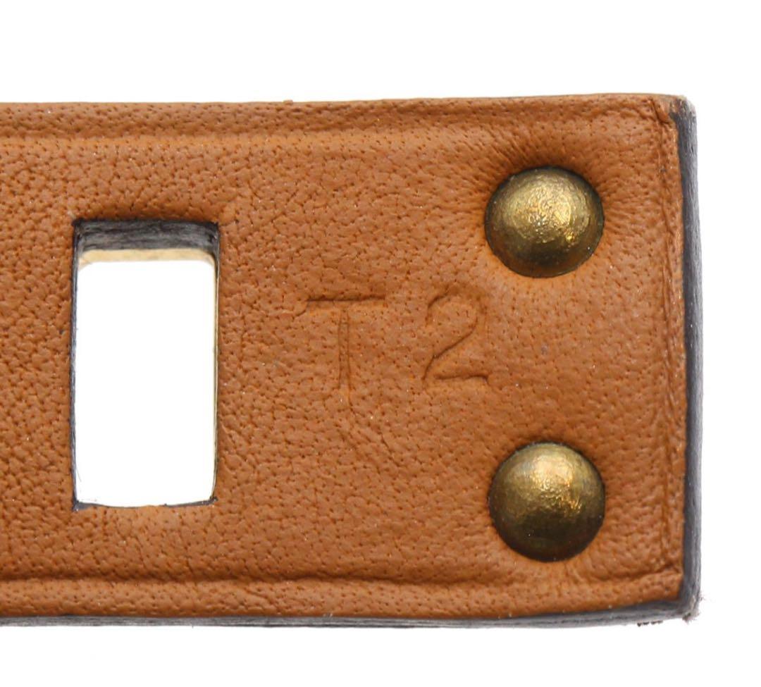 E2802 美品 エルメス ミニドッグ ドゥブルトゥール レザー ブレスレット