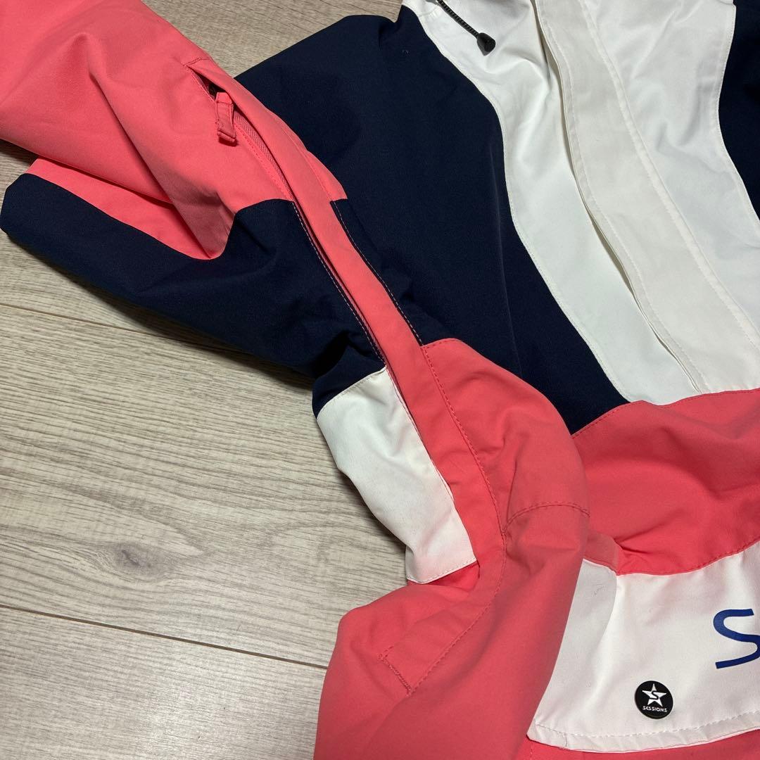 未使用 SESSIONS セッションズ スノーボードウェアアノラックジャケットM