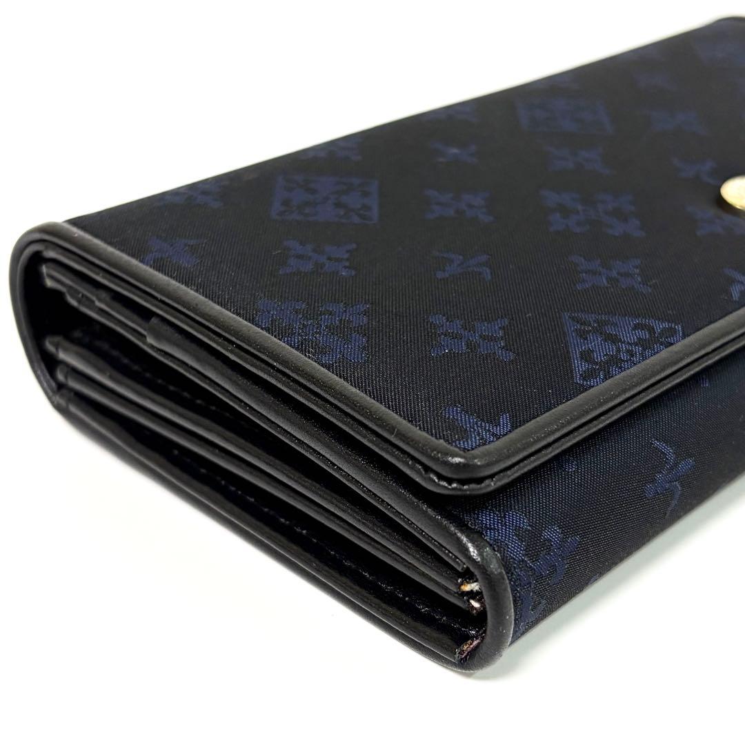 【未使用】russet ラシット 長財布 モノグラム ネイビー