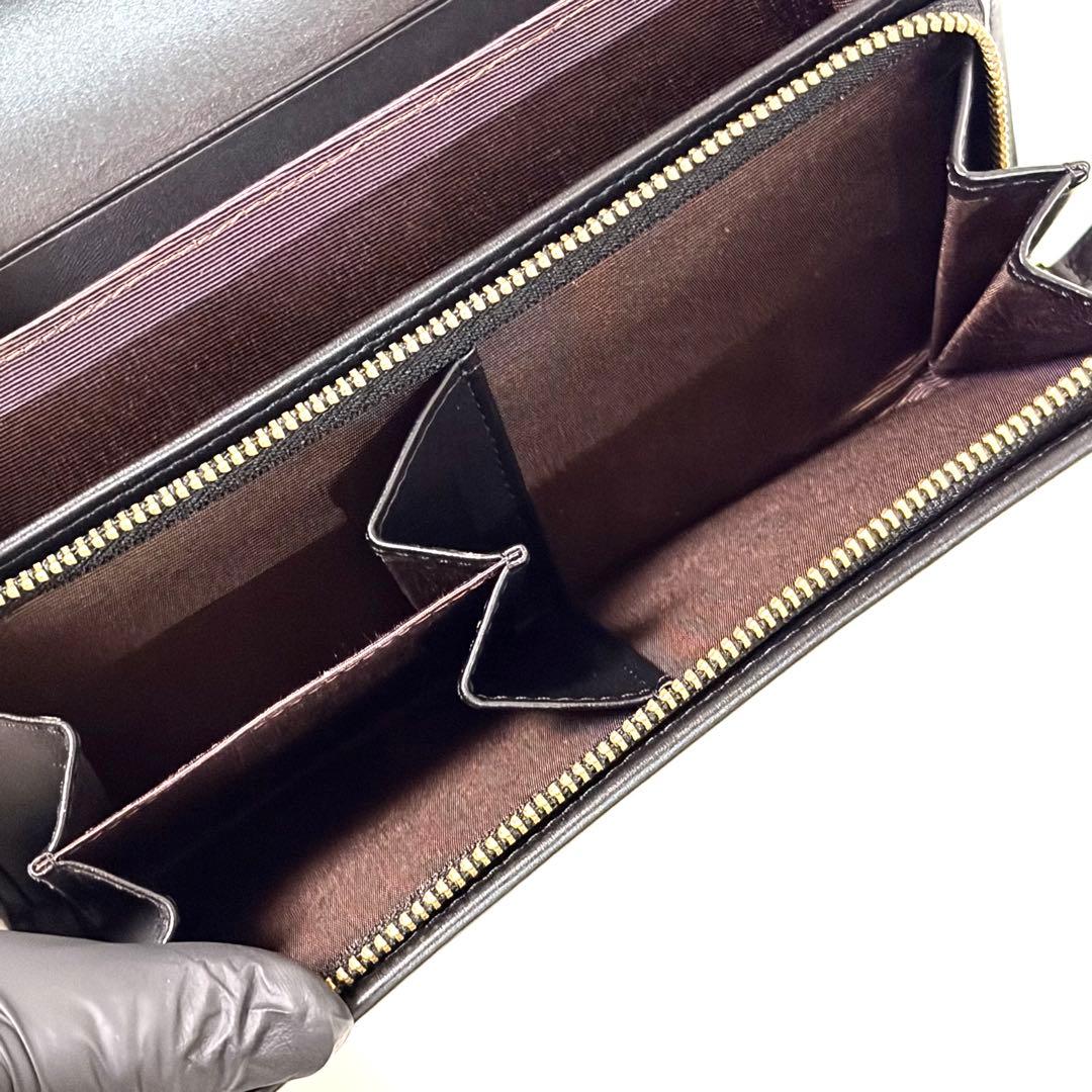 【未使用】russet ラシット 長財布 モノグラム ネイビー