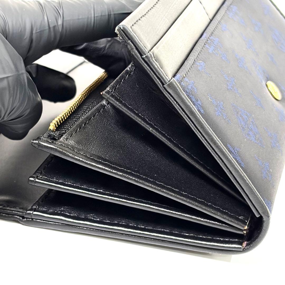 【未使用】russet ラシット 長財布 モノグラム ネイビー