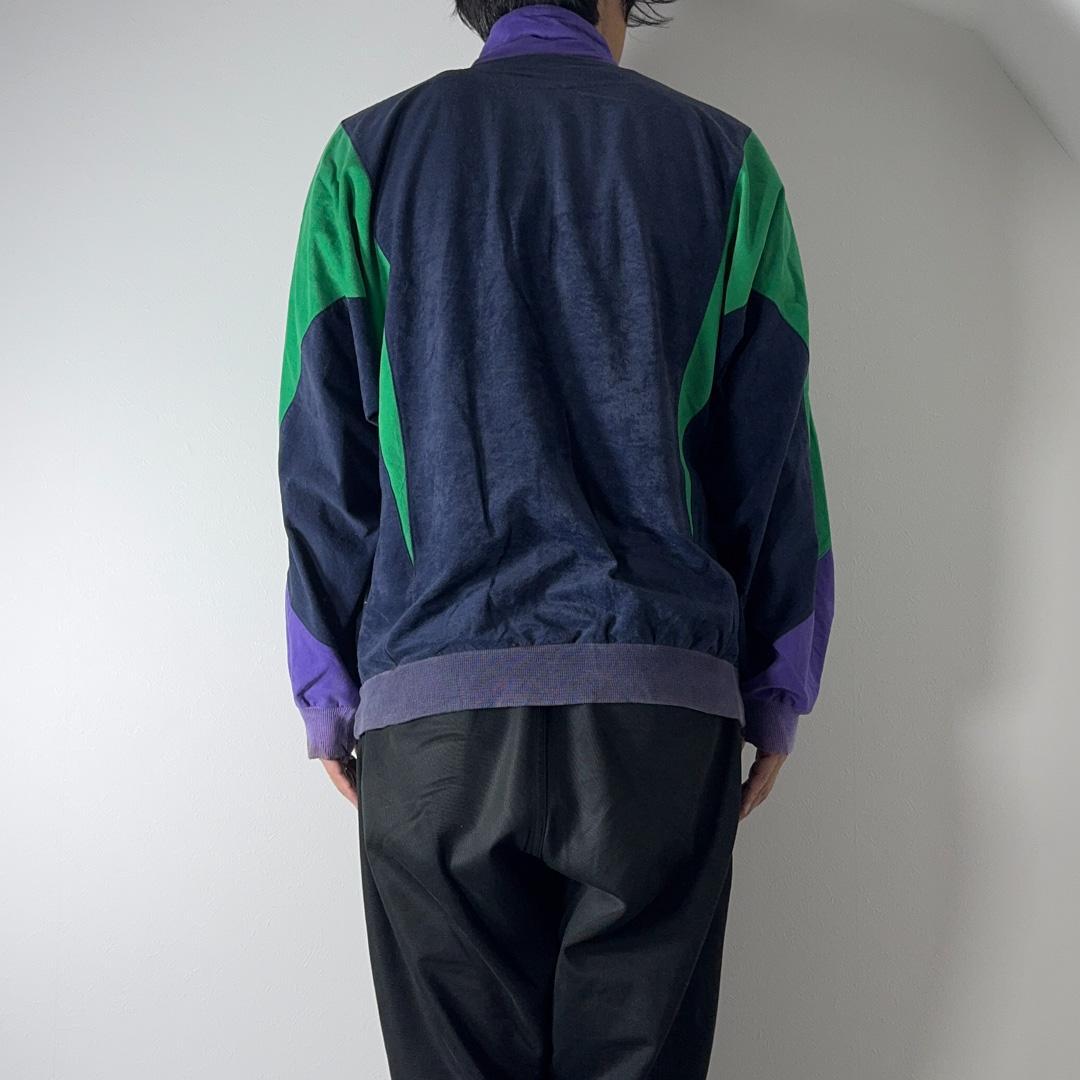 80s adidas Ventex製 ベロア トラックジャケット ジャージ 古着