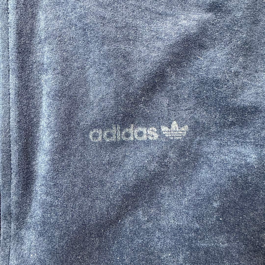 80s adidas Ventex製 ベロア トラックジャケット ジャージ 古着